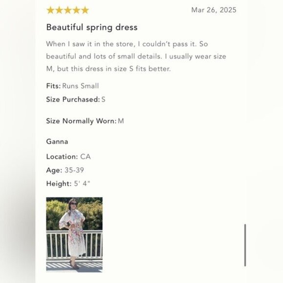 NWT Size M - Let Me Be Long-Sleeve V-Neck Floral A-Line Midi Dress - Picture 16 of 16